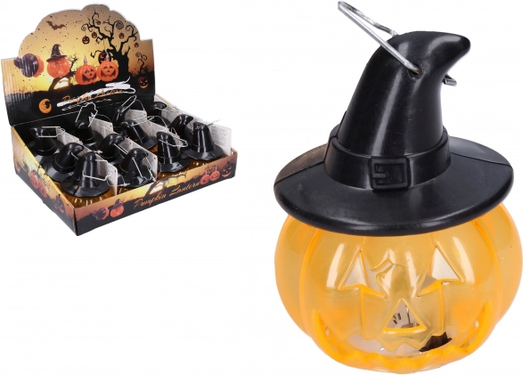 Light-up Halloween Pumpkin 8.5 × 6.5 cm