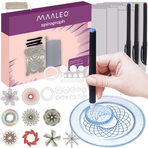 Maaleo spirograph drawing set