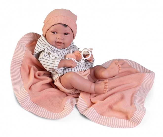 Realistic Baby Doll with Full Vinyl Body - 42 cm