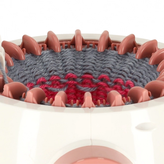 Knitting Loom Machine with Yarn Balls