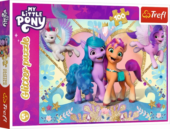 Trefl Glitter Puzzle My Little Pony 100 Pieces