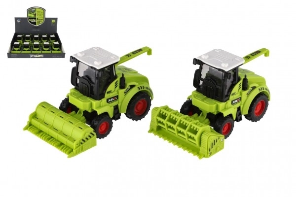 Plastic Farmer Combine Toy on Friction Motor