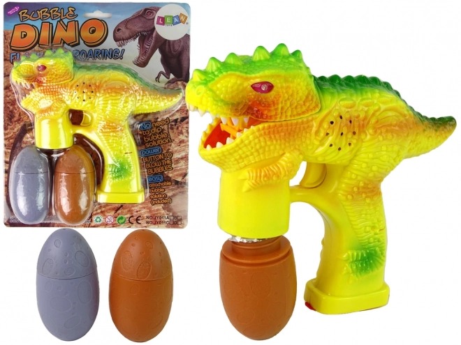 Dinosaur Bubble Maker with Yellow Egg