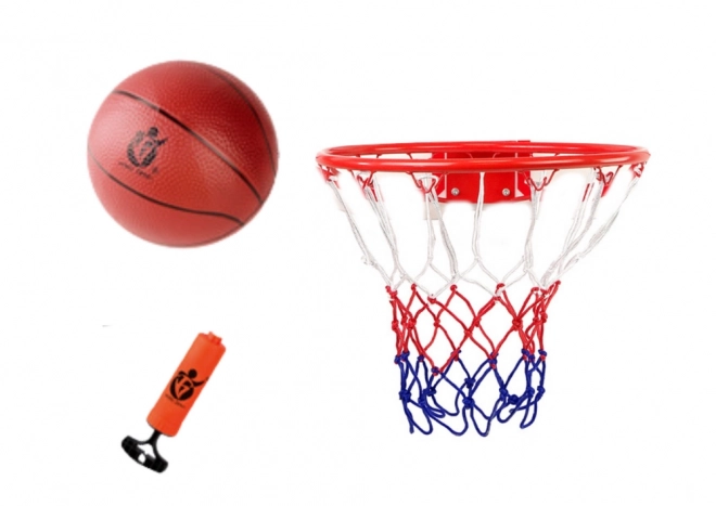 Basketball Hoop Set with Ball and Pump