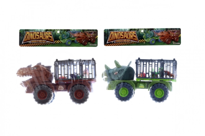 Dinosaur Transport Truck with Dinosaurs