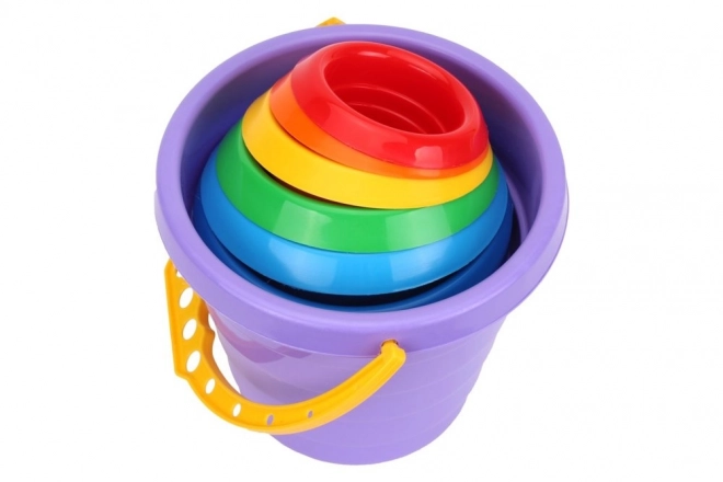 Rainbow Stacking Cups Toy for Toddlers