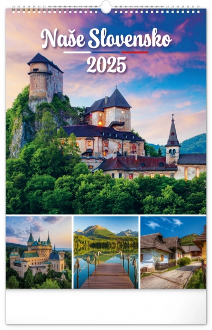 Wall Calendar Our Slovakia 2025