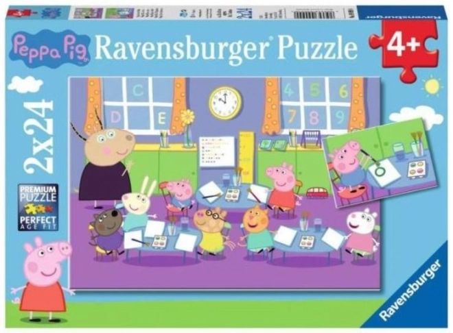 Peppa Pig Class Puzzles Set by Ravensburger