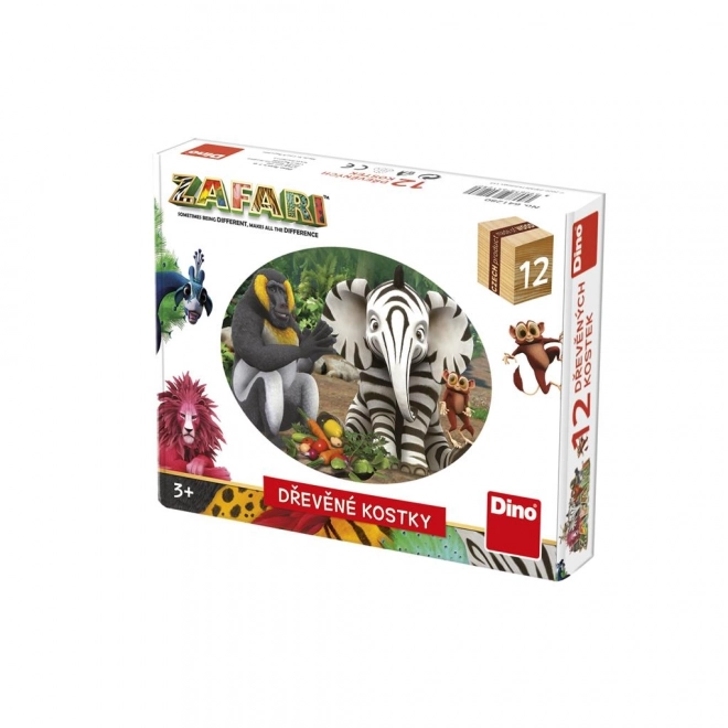 Dino Wooden Blocks Zafari Adventure