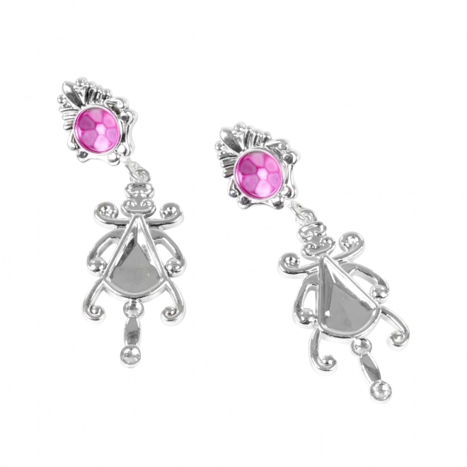 Princess Crown with Earrings - Pink