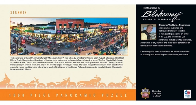 Panoramic Puzzle Sturgis South Dakota 1000 Pieces