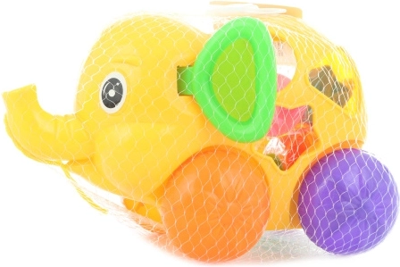 Elephant shape sorter for children 18 m+