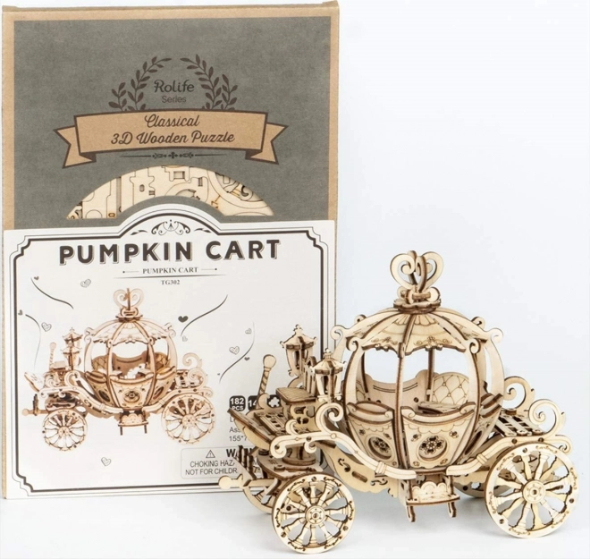 Fairytale Wooden 3D Puzzle Carriage