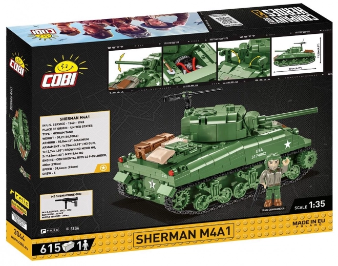 Sherman M4A1 Tank Model Kit