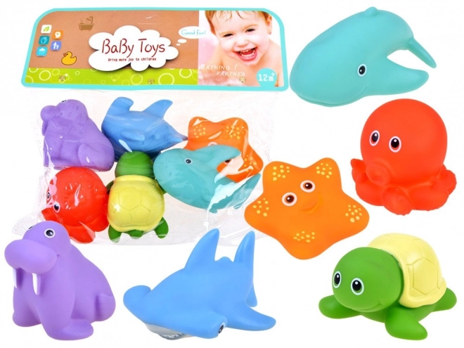 Set of Rubber Sea Animals