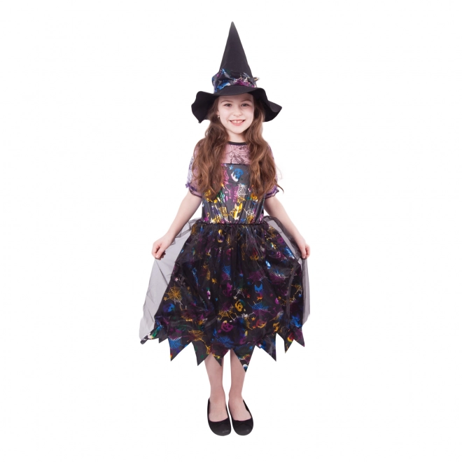 Colorful Witch Costume for Kids (Medium)