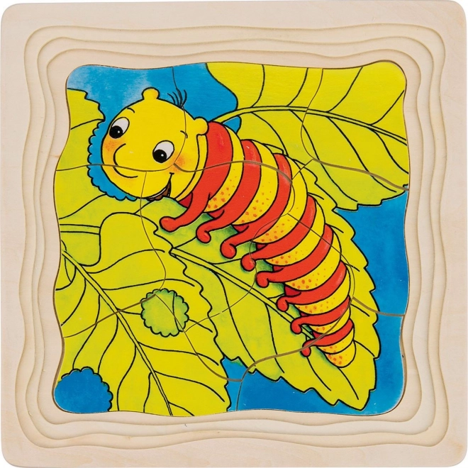 Layered Caterpillar Puzzle