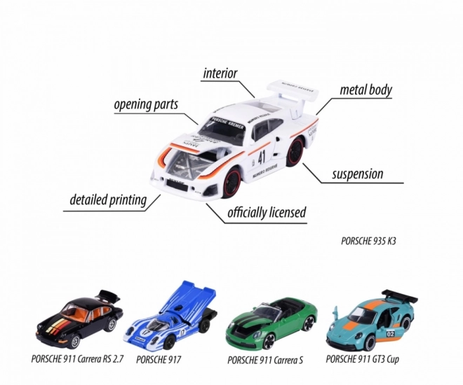 Porsche Toy Car Set