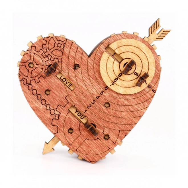 Wooden Heart Puzzle Gift Box