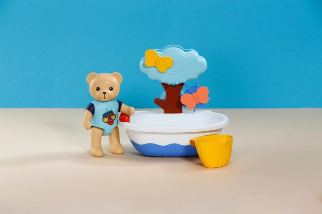 BABY born spritz spratz Wanne mit Teddybär