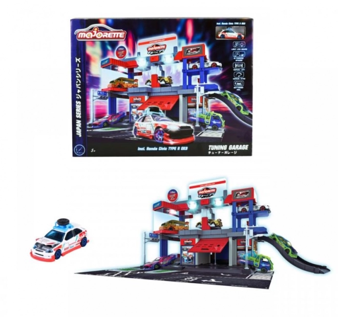 Majorette Japan Series Garage Tuning Playset