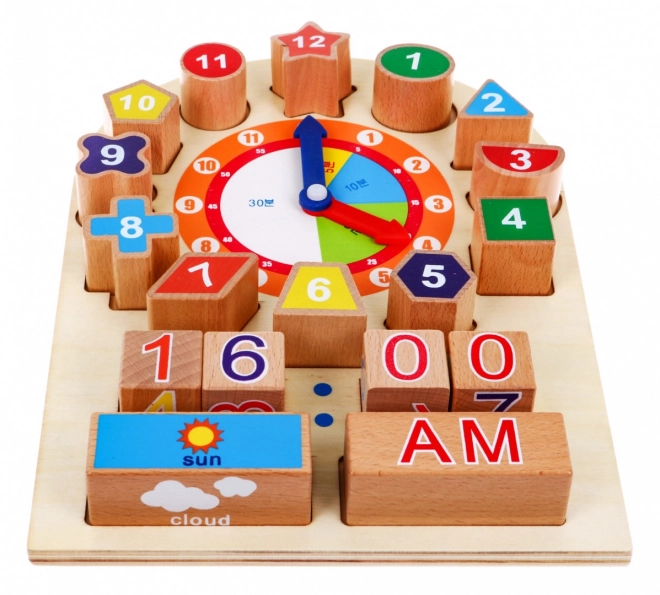 Wooden Educational Clock Board for Kids