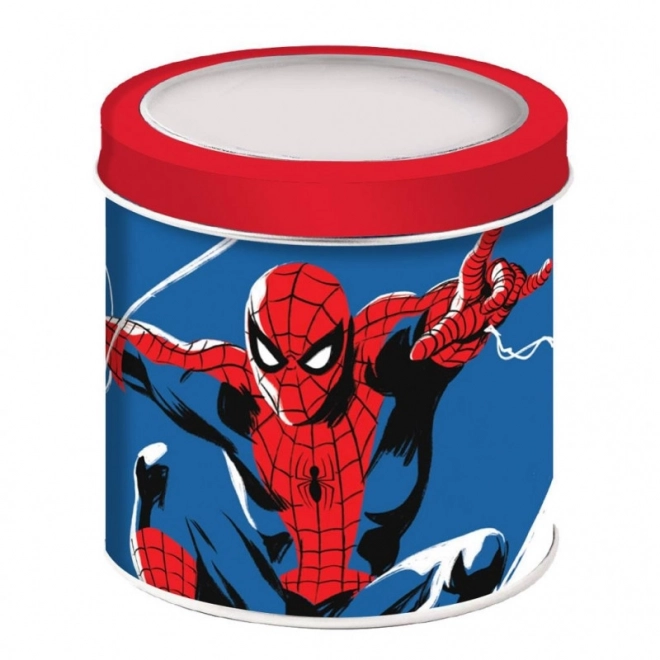 Analog Watch in Metal Tin with Spider-Man Design