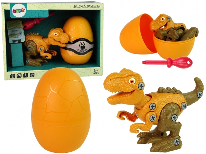 Dinosaur DIY Tyrannosaurus Rex Set with Egg and Screwdriver