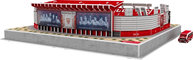 Detailed stadium replica