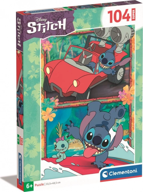 Stitch SuperColor Puzzle 104 Pieces