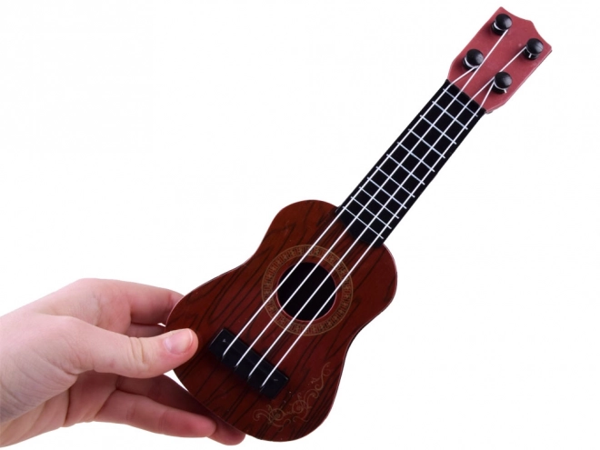 Mini Ukulele Guitar for Kids – dark brown