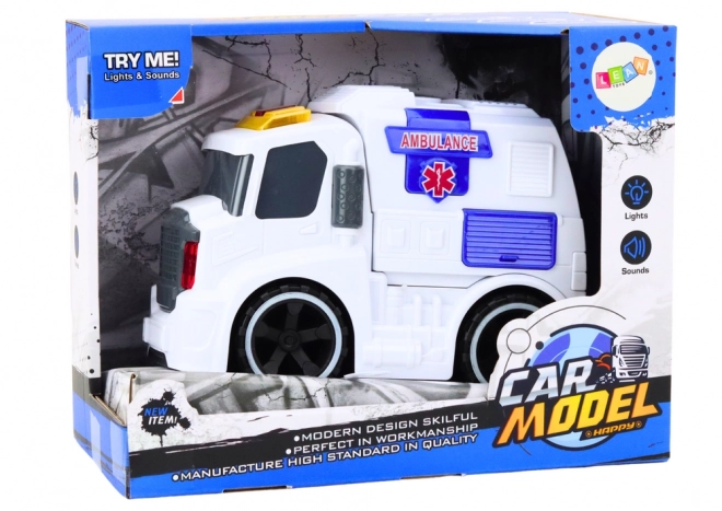 Ambulance Toy with Lights and Sirens