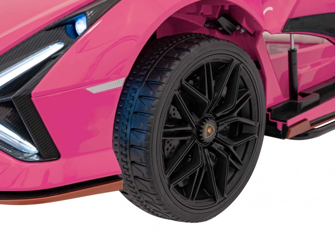 Ružové vozidlo Lamborghini Sian – Ružové
