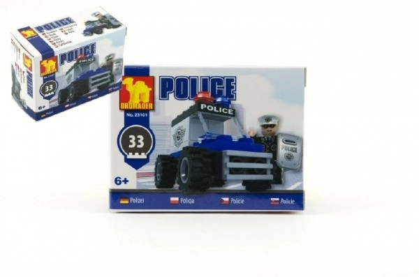 Dromader Police Car Building Set