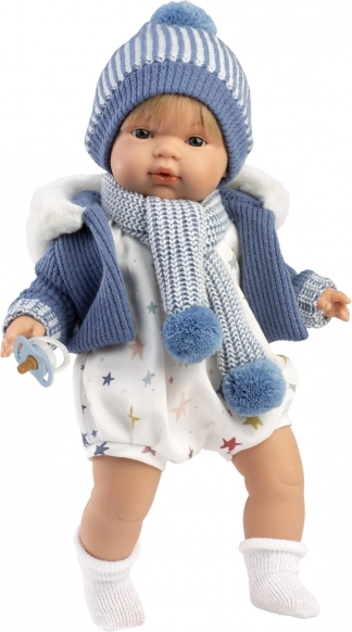 Realistic Doll SASHA with Sounds and Soft Body - 38 cm