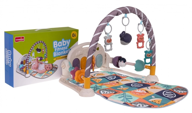 Interactive Baby Play Mat with Piano and Accessories