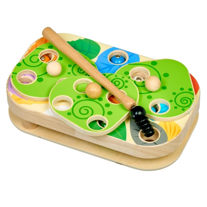 Catch the Caterpillars - Wooden Motor Skills Game with Magnets