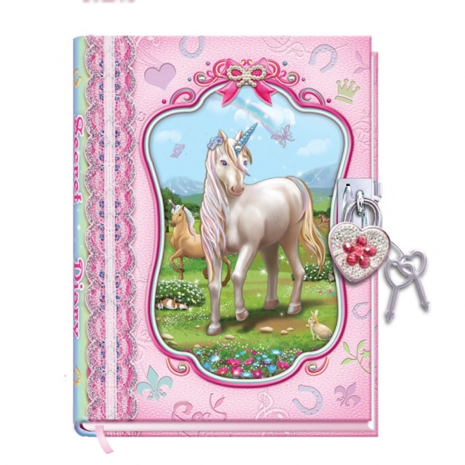 Unicorn Lock Diary by Pecoware