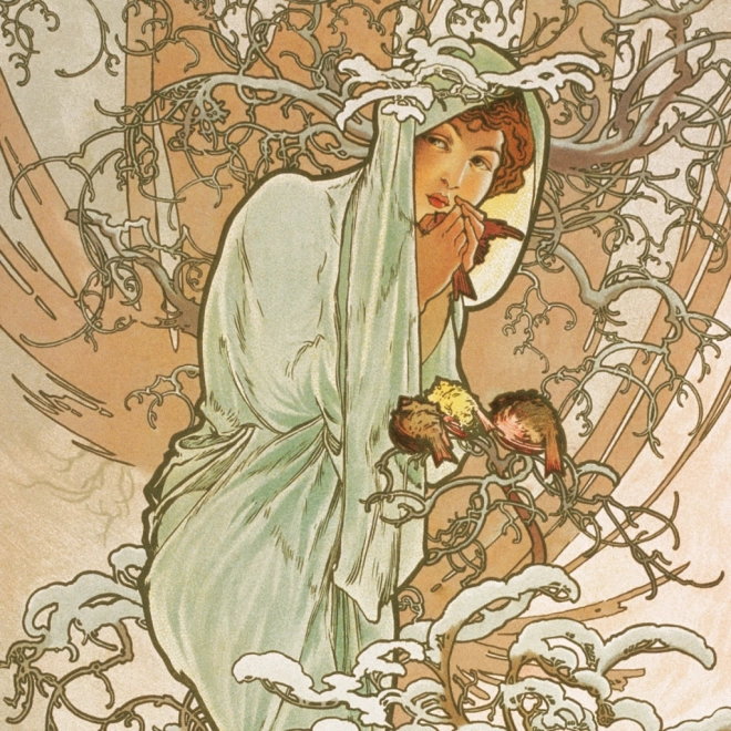 Notique Art Calendar Alfons Mucha 2025