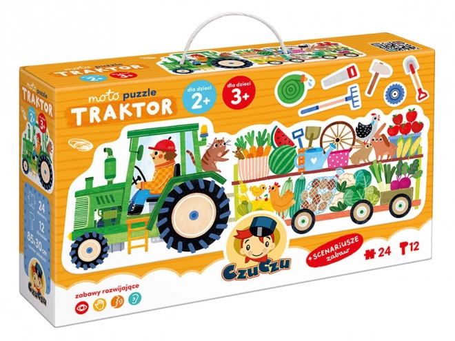 Vláčik Puzzle Traktor