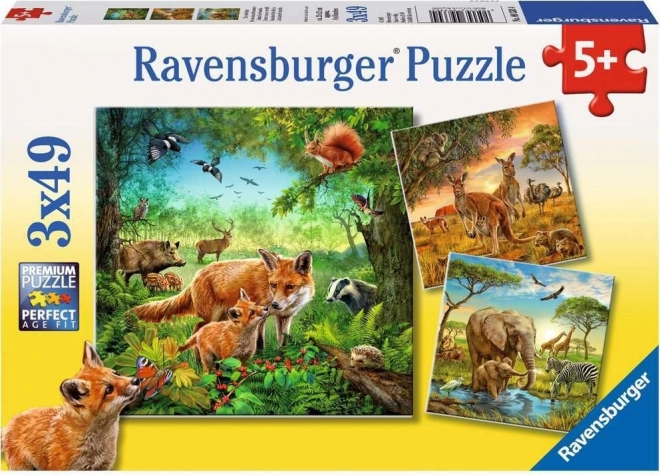 Ravensburger Animal Puzzles Set