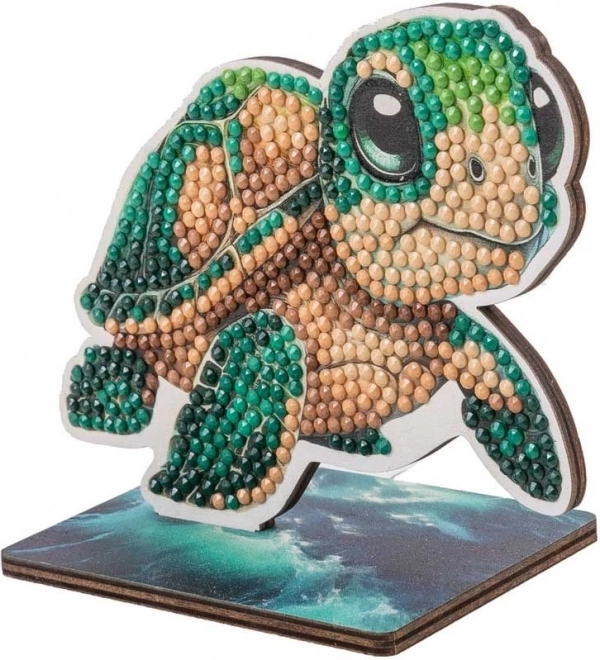 Peinture au diamant Océan : tortue