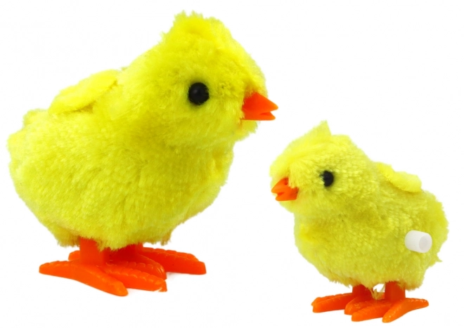 Wind-Up Plush Jumping Chicken Toy