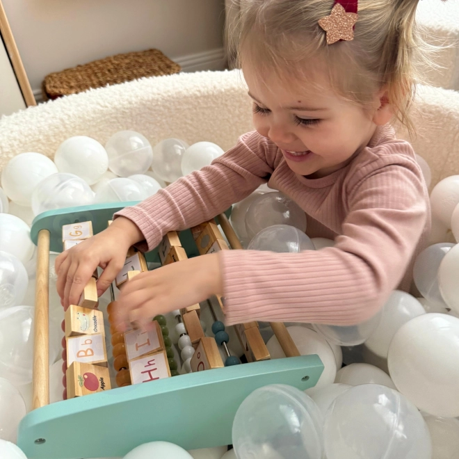 Contatore educativo in legno e alfabeto Tooky Toy