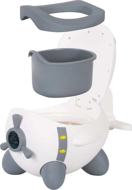 FreeON airplane potty white-gray