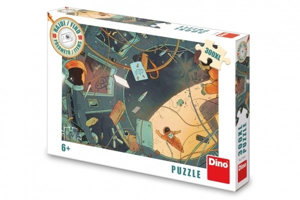 Dino Space Adventure Puzzle for Kids - 300 Pieces