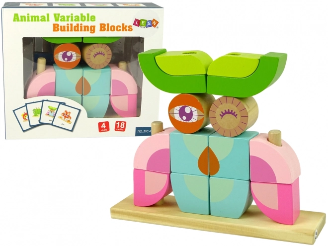 Creative 3D Wooden Owl Puzzle Blocks