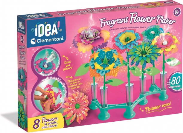 Clementoni Flower Lab – creative kit for making flowers and bouquets