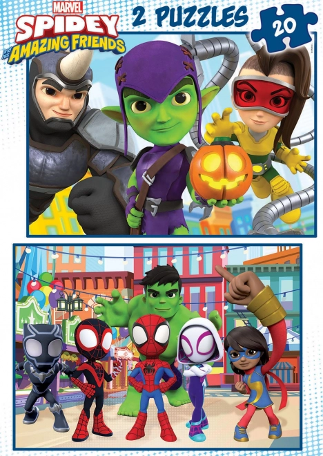 Educa Spidey and His Amazing Friends Puzzle Set