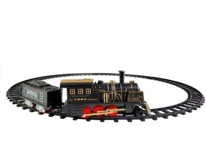 Classic Train Set with Locomotive and Wagon